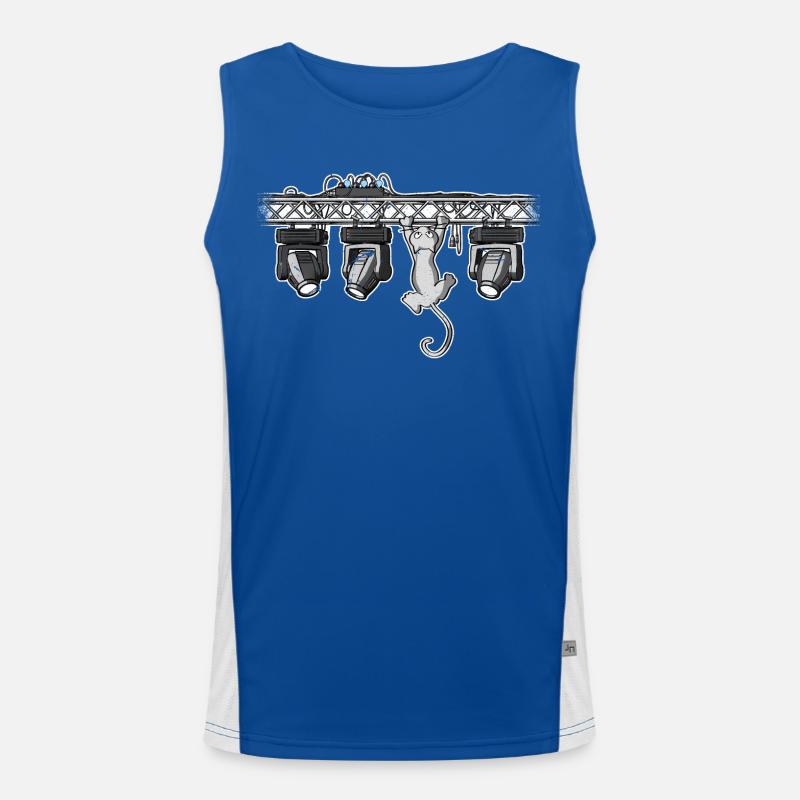 dmxcat Men's Functional Contrast Tank Top 