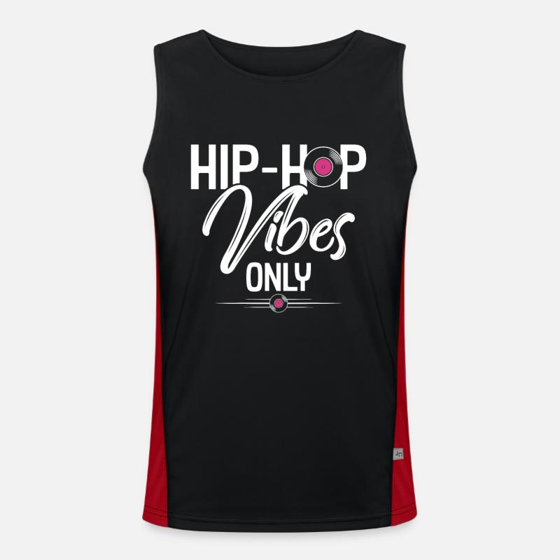 hip hop Men's Functional Contrast Tank Top 