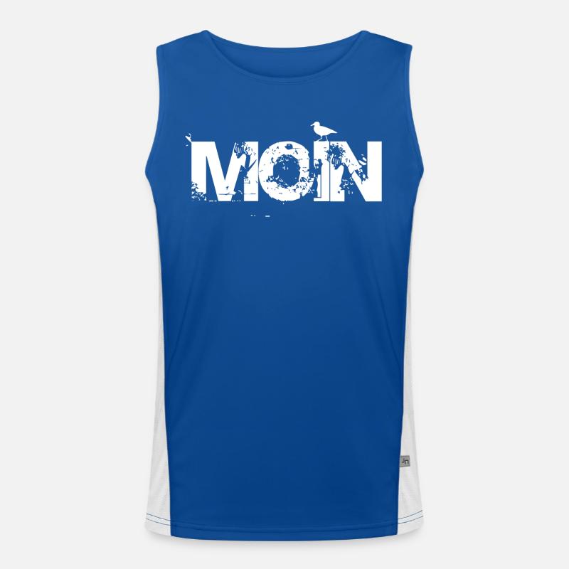 HELLO Men's Functional Contrast Tank Top 