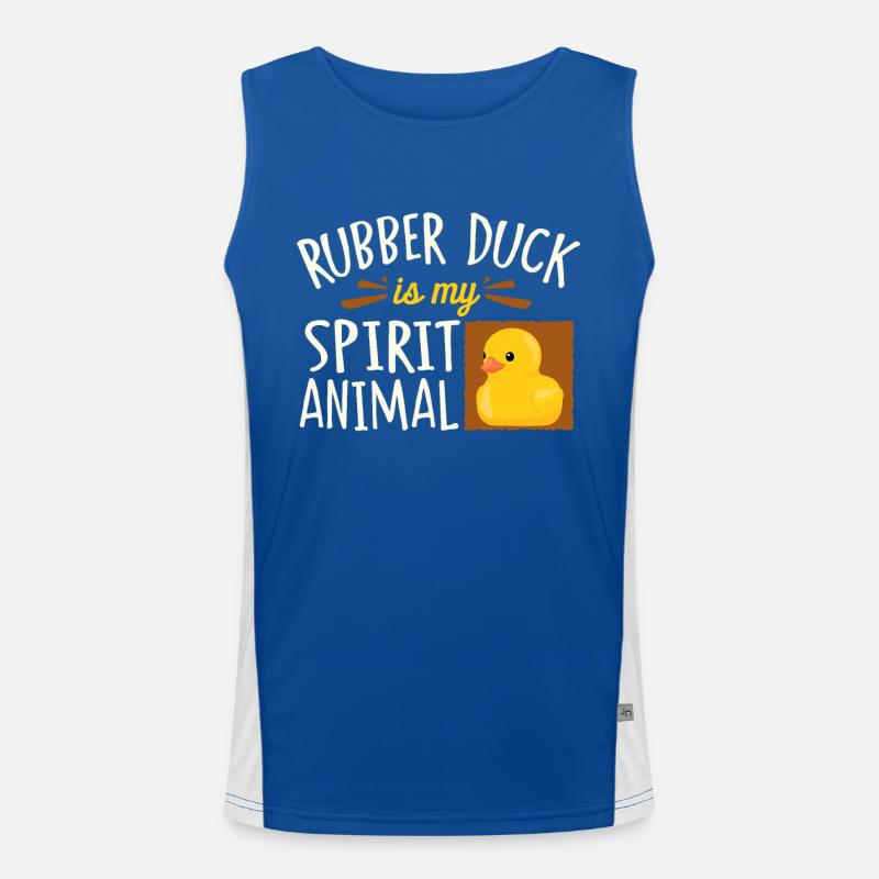 rubber duck Men's Functional Contrast Tank Top 