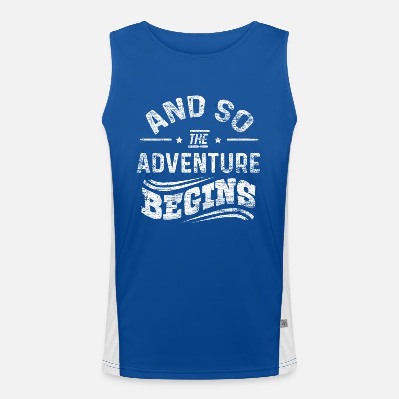 Abenteuer Funktionelles Kontrast-Tank Top für Männer 