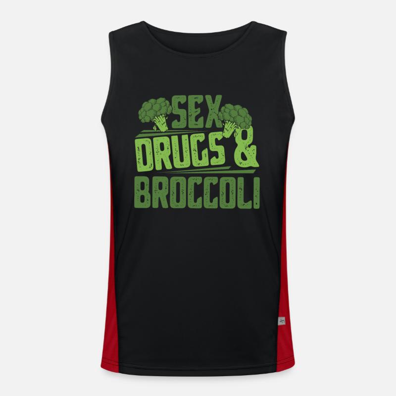 brocoli Débardeur respirant contrasté Homme 