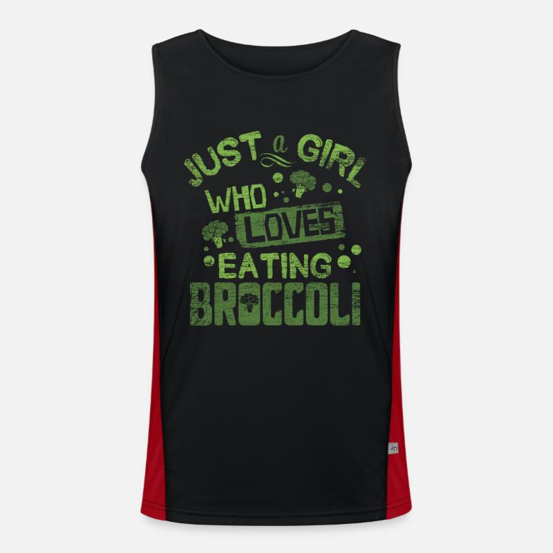 broccoli Men's Functional Contrast Tank Top 