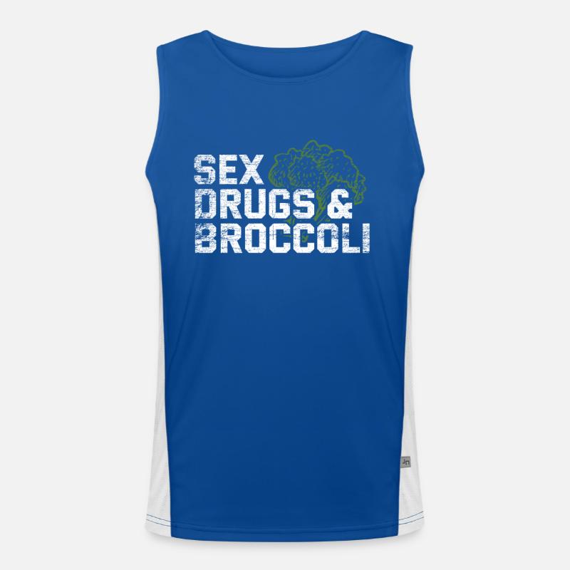broccoli Men's Functional Contrast Tank Top 
