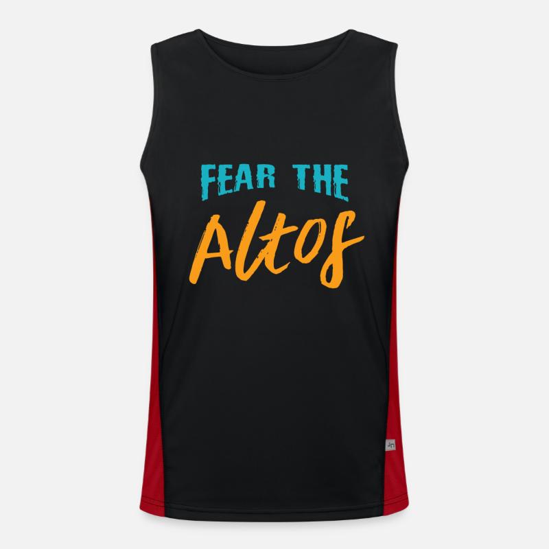 Choir alto singer Men's Functional Contrast Tank Top 