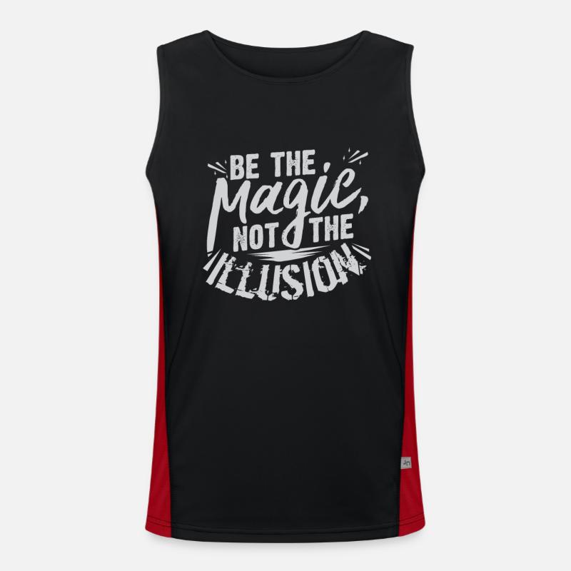 magic Men's Functional Contrast Tank Top 