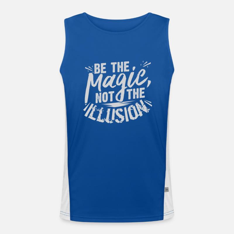 magic Men's Functional Contrast Tank Top 