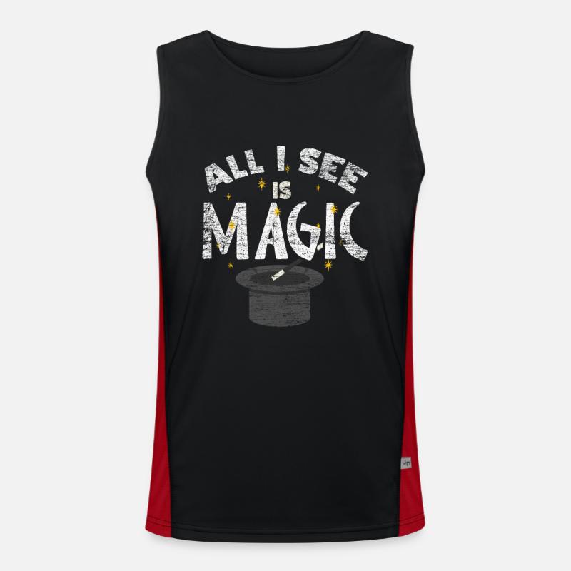 Magicien magique Débardeur respirant contrasté Homme 
