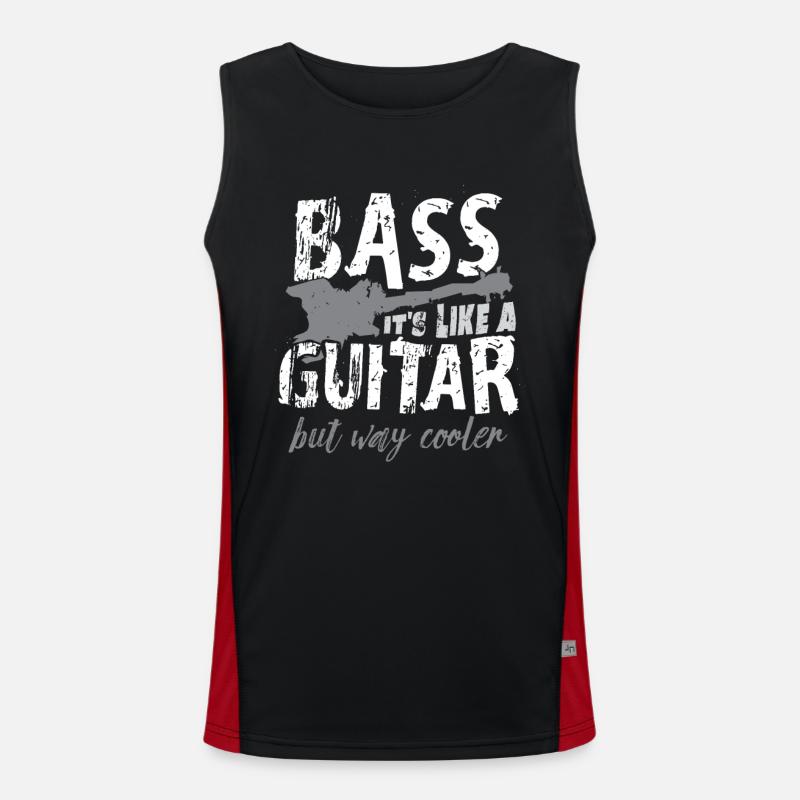 Guitare basse Débardeur respirant contrasté Homme 