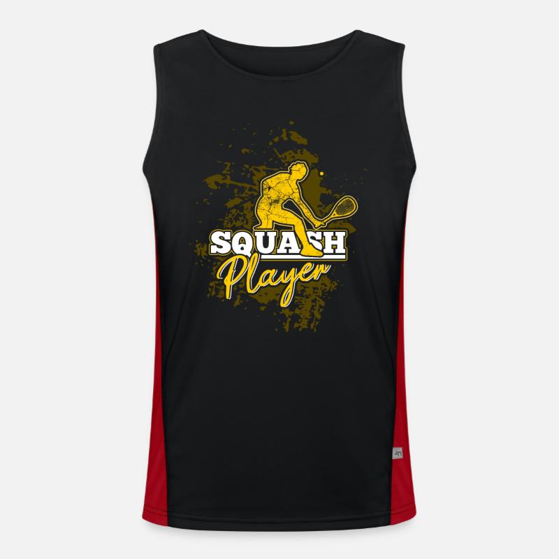 squash Men's Functional Contrast Tank Top 