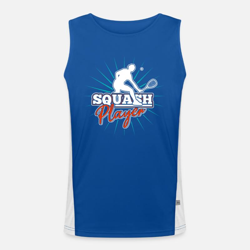 squash Men's Functional Contrast Tank Top 