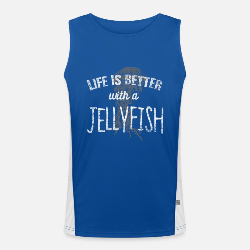 jellyfish Men's Functional Contrast Tank Top 