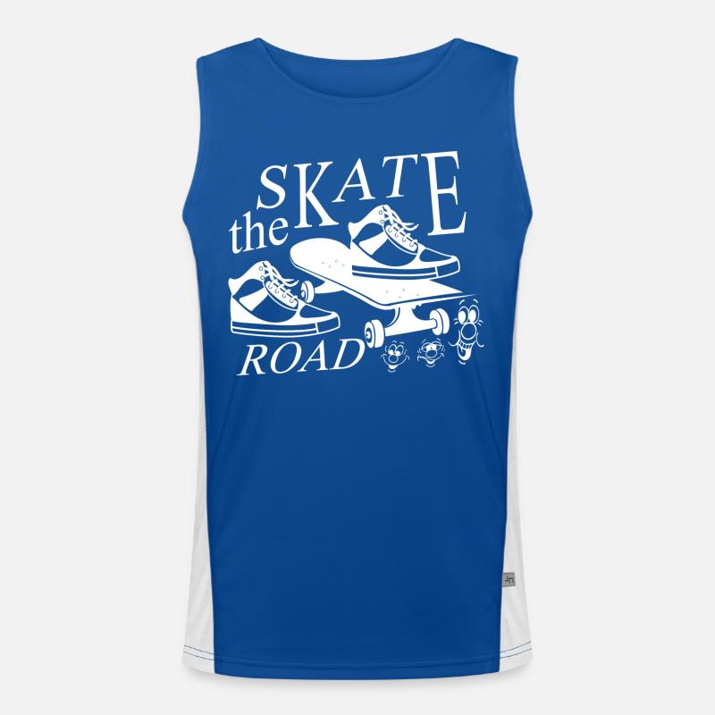 Skater Funktionelles Kontrast-Tank Top für Männer 