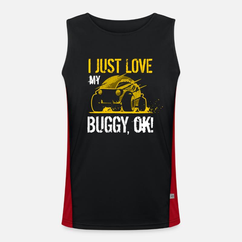 Terrain buggy 4x4 buggy driving Men's Functional Contrast Tank Top 