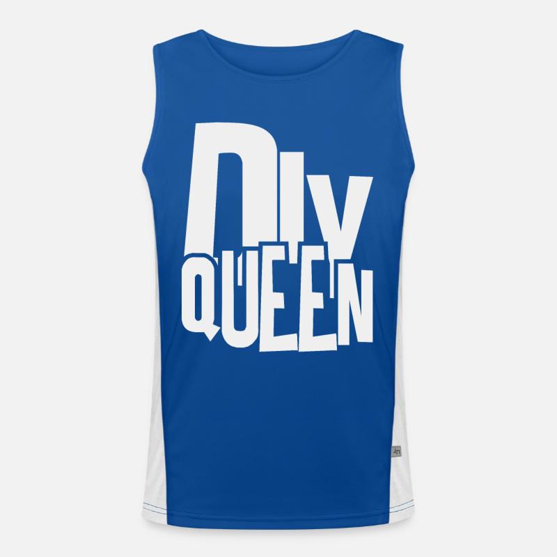 do it yourself queen - Artisan Queen Men's Functional Contrast Tank Top 