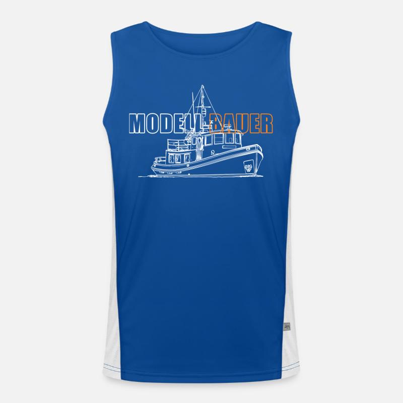 Modellbau Schiffe Funktionelles Kontrast-Tank Top für Männer 