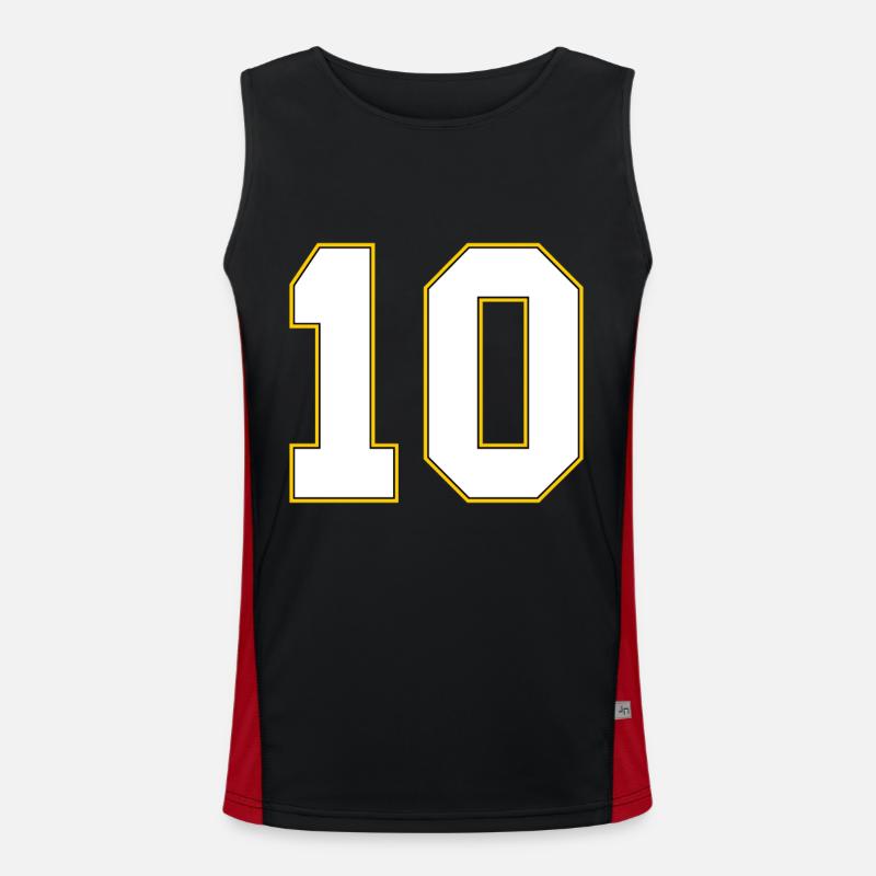 Maillot 10 numéros Débardeur respirant contrasté Homme 