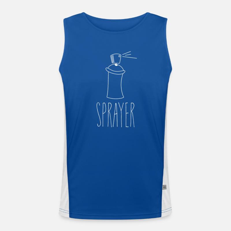 sprayer Men's Functional Contrast Tank Top 