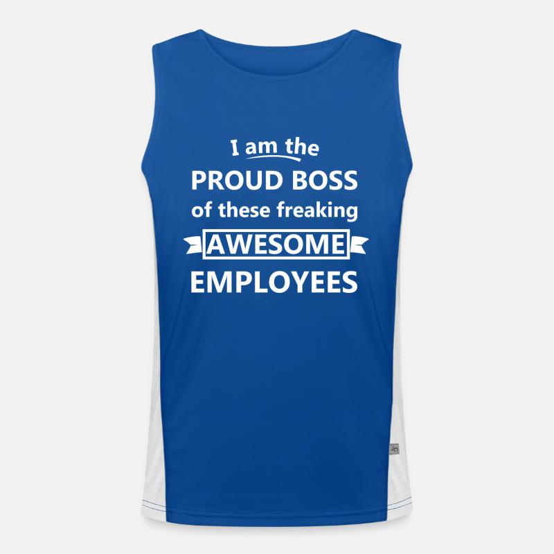 Chef Funktionelles Kontrast-Tank Top für Männer 