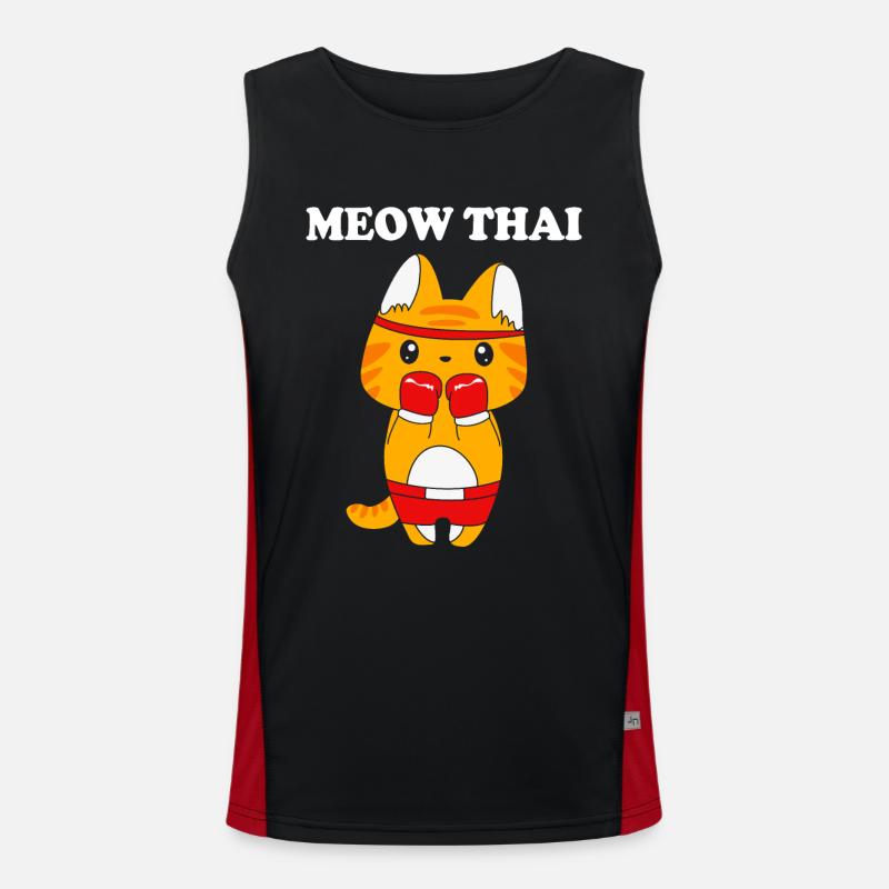 Chat Muay Thai Débardeur respirant contrasté Homme 