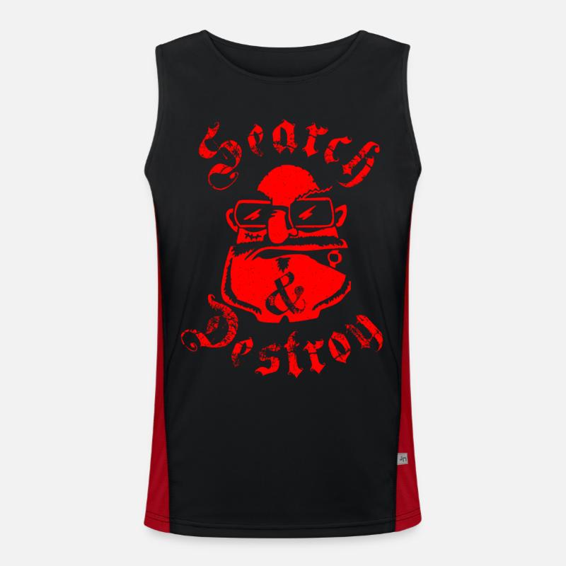 Zerstören Funktionelles Kontrast-Tank Top für Männer 