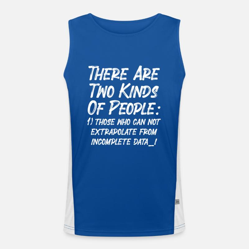 Incomplete Data Funny Science Nerd Men's Functional Contrast Tank Top 