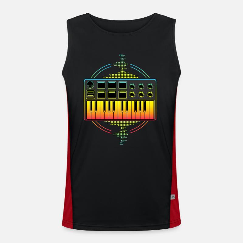 Beatmaker, Beatmaker Hip Hop, dj, Funktionelles Kontrast-Tank Top für Männer