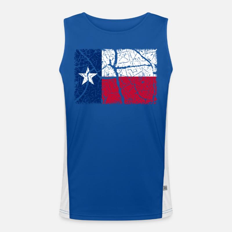 Texas Vintage Débardeur respirant contrasté Homme 