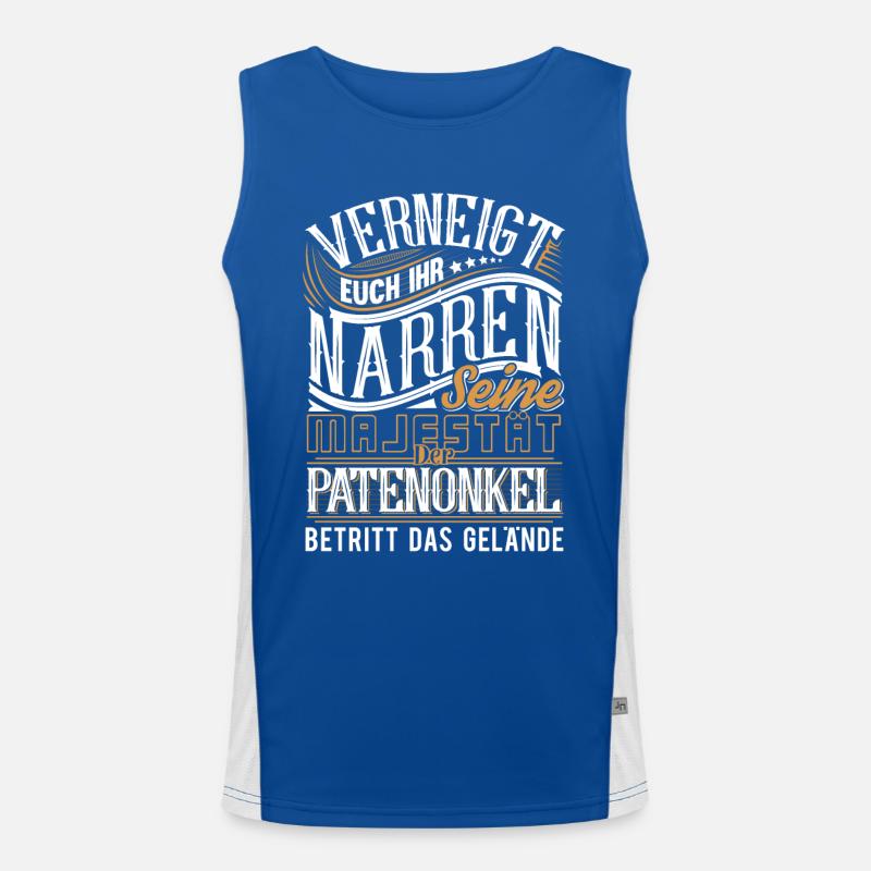 Patenonkel Funktionelles Kontrast-Tank Top für Männer 