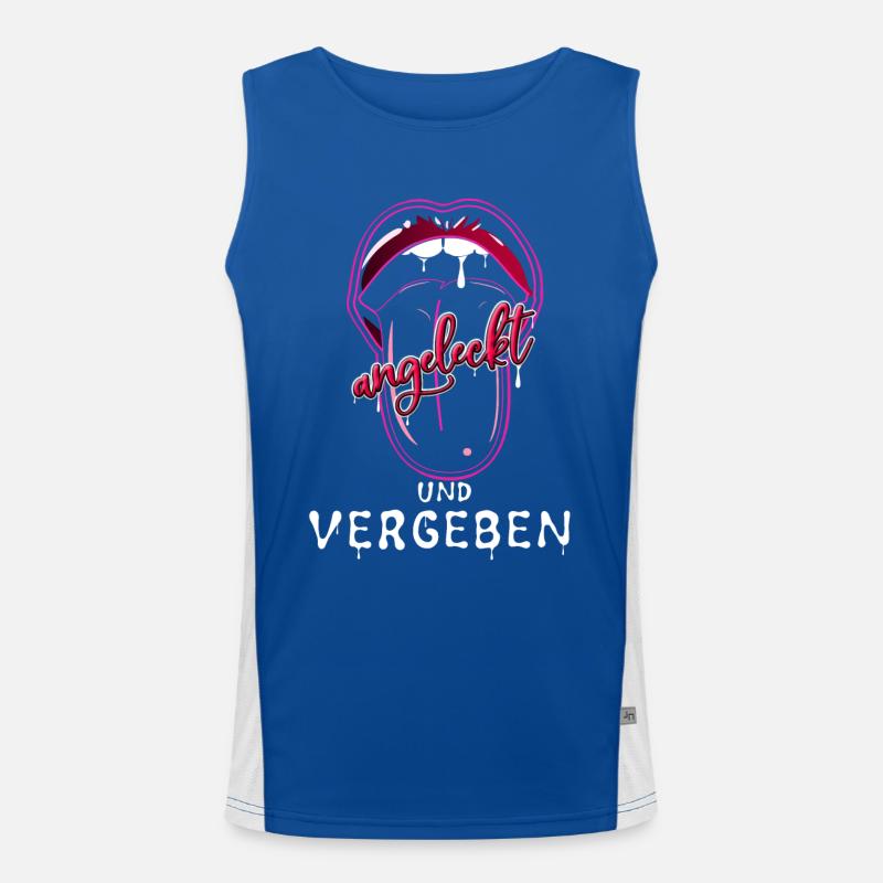 Verliebt Funktionelles Kontrast-Tank Top für Männer 