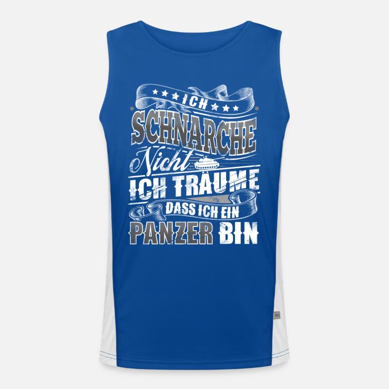 Panzer Funktionelles Kontrast-Tank Top für Männer 