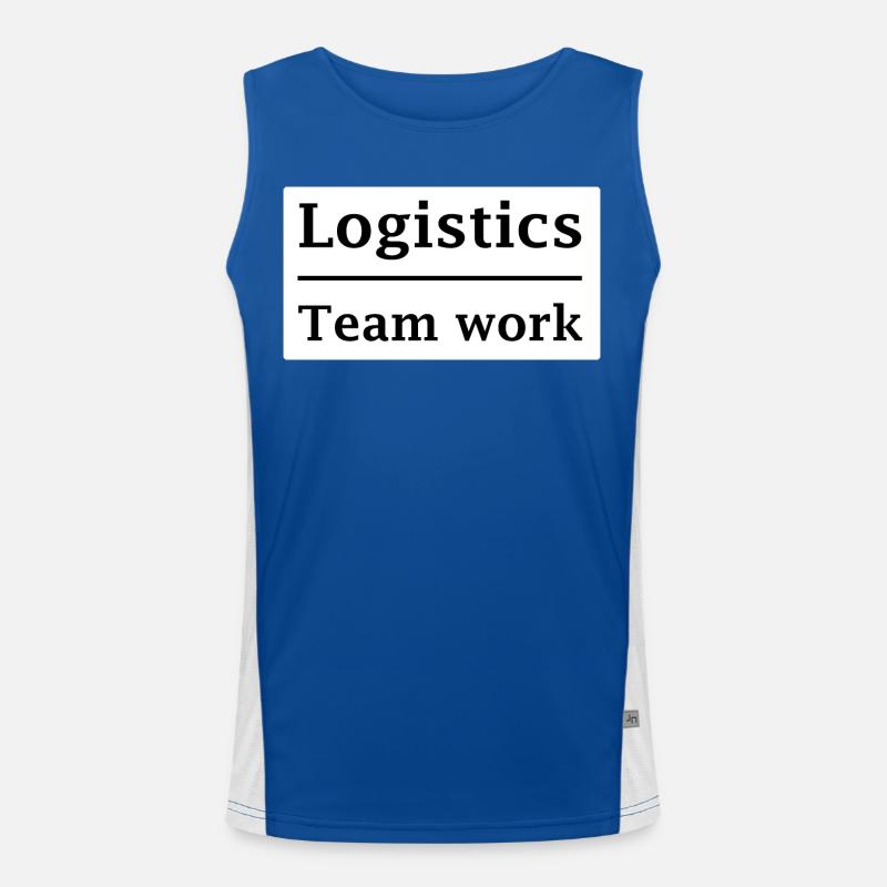 Logistician Teamwork Men's Functional Contrast Tank Top 