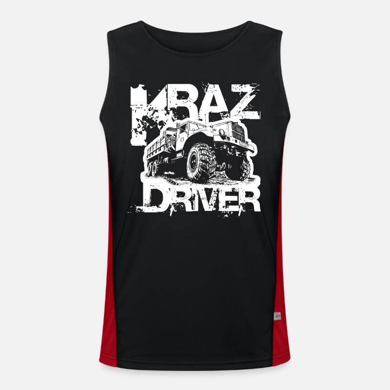 KRAZ Driver Funktionelles Kontrast-Tank Top für Männer 