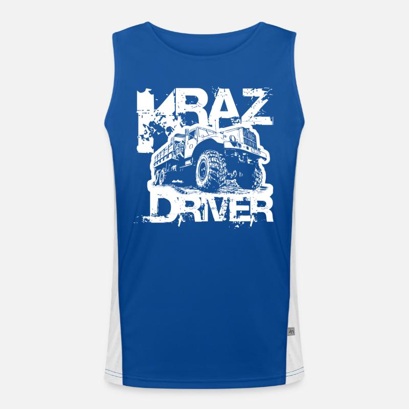 KRAZ Driver Funktionelles Kontrast-Tank Top für Männer 