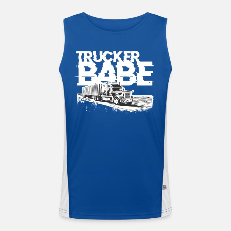 Trucker Babe Men's Functional Contrast Tank Top 