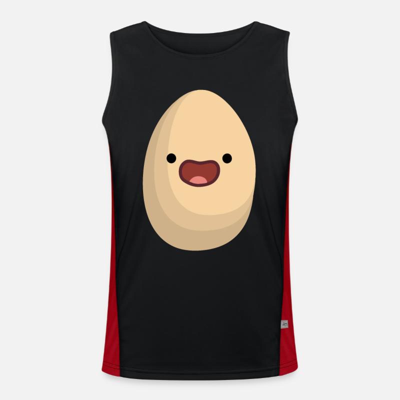 happy egg Men's Functional Contrast Tank Top 
