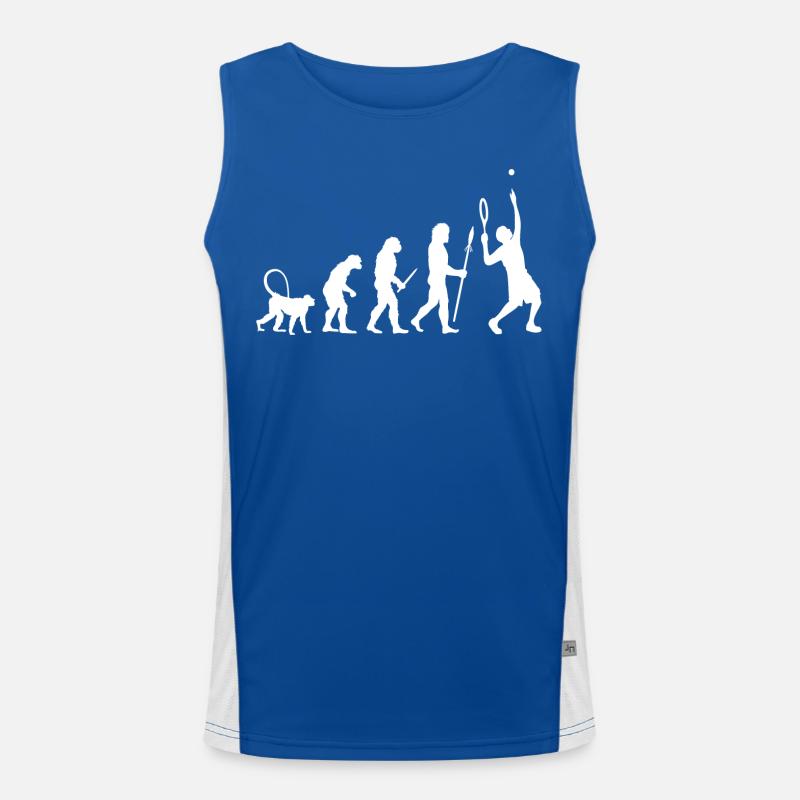 Tennis Evolution Funktionelles Kontrast-Tank Top für Männer 