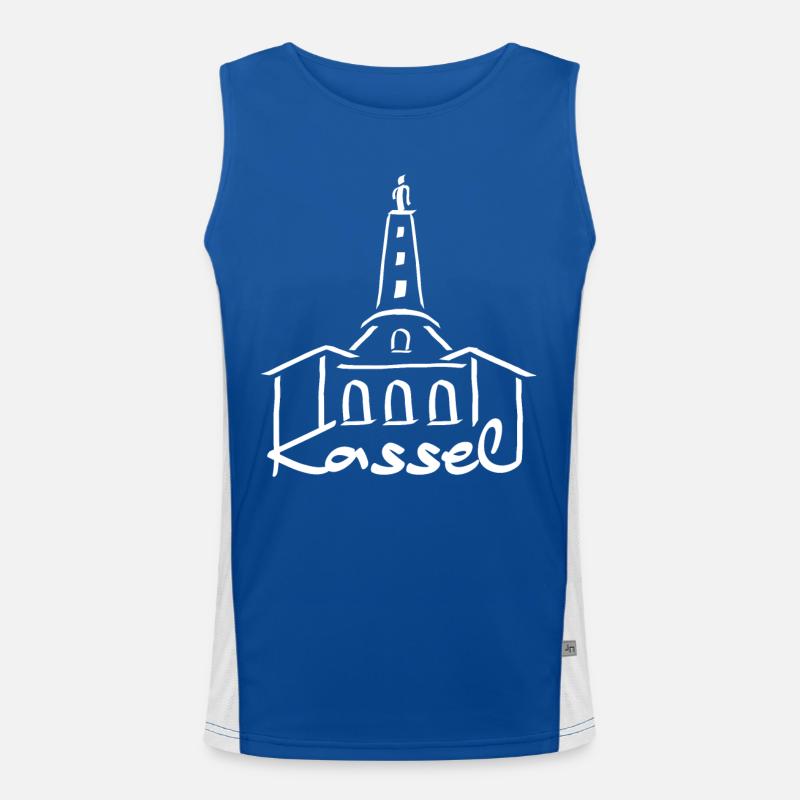 Herkules Kassel Funktionelles Kontrast-Tank Top für Männer 