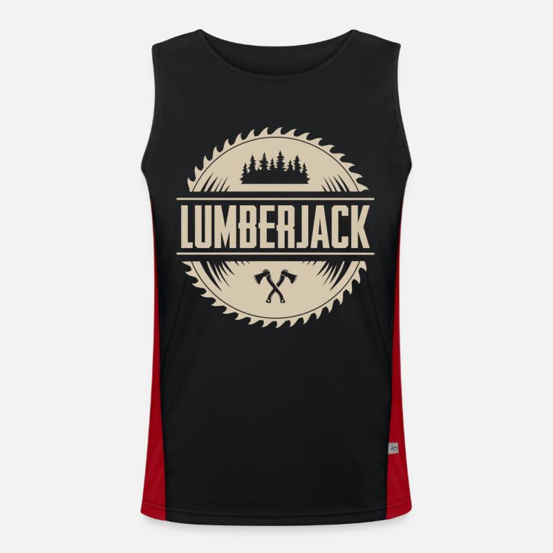 Lumberjack Men's Functional Contrast Tank Top 
