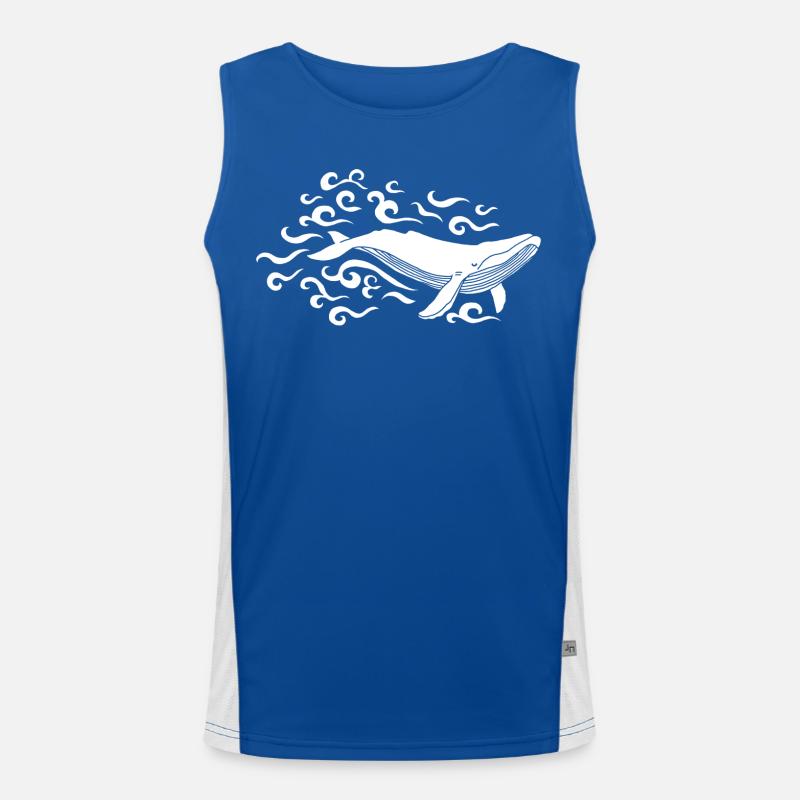 White whale Men's Functional Contrast Tank Top 