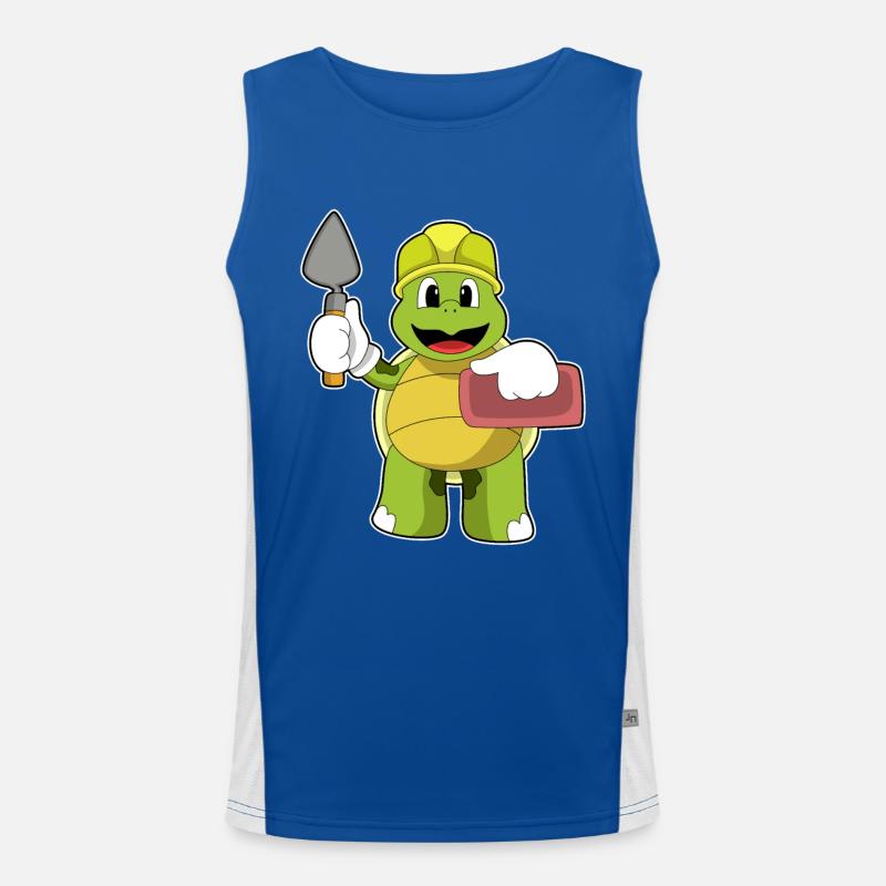 Tortoise Mason Trowel Men's Functional Contrast Tank Top 