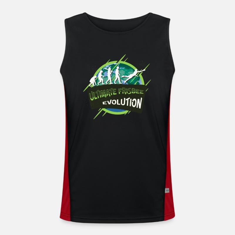 Ultimate Frisbee Evolution Men's Functional Contrast Tank Top 