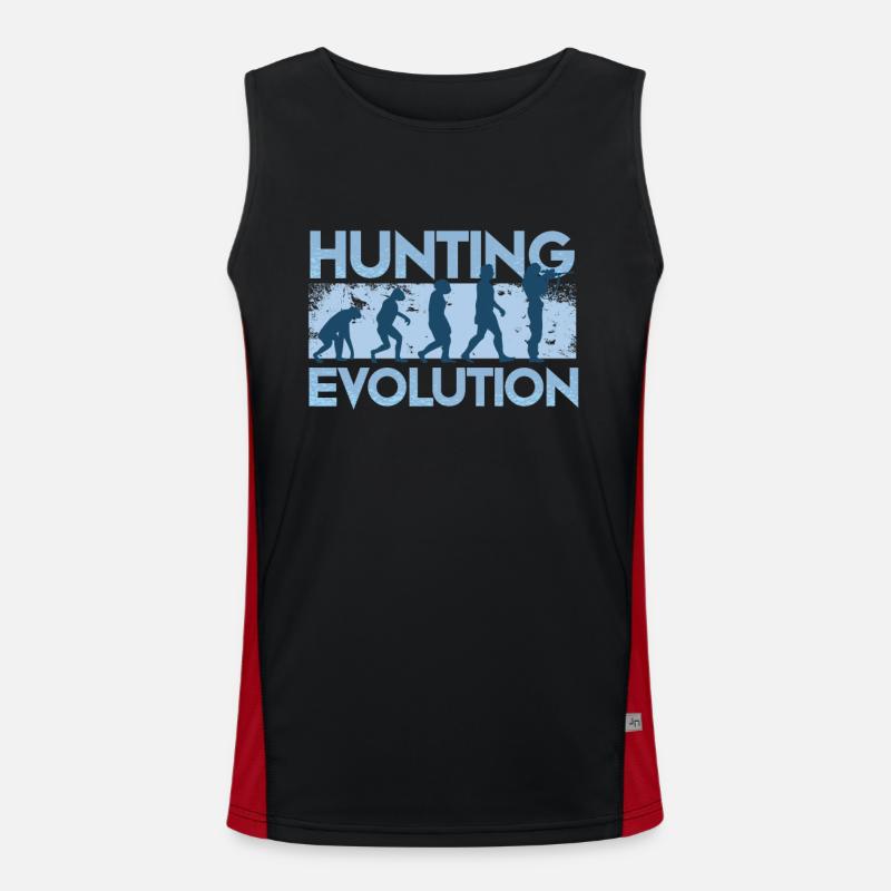 Jägerin Evolution Funktionelles Kontrast-Tank Top für Männer 