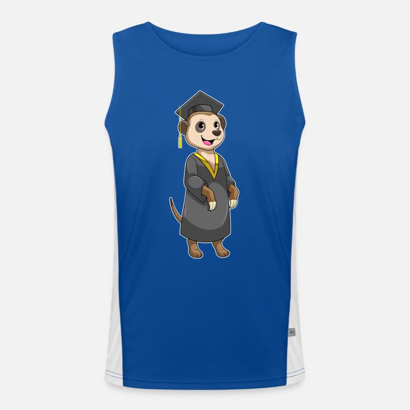 Université du Diplôme Étudiant de Suricate Débardeur respirant contrasté Homme 