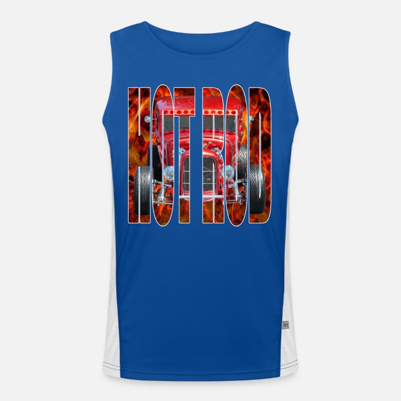 Hot Rod R6Z Funktionelles Kontrast-Tank Top für Männer 