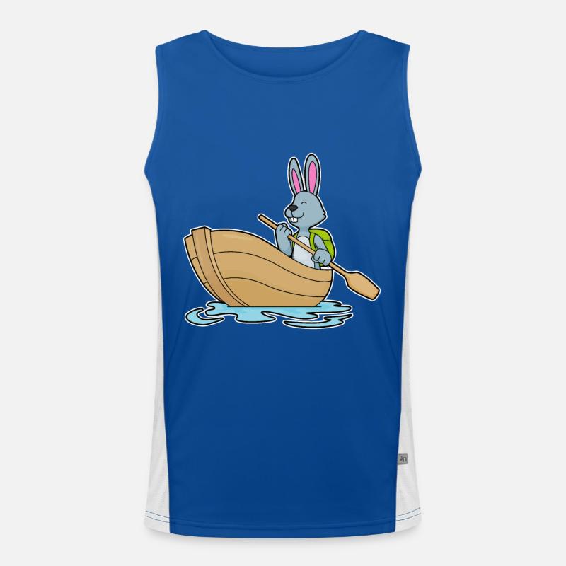 Bunny Small Boat Men's Functional Contrast Tank Top 