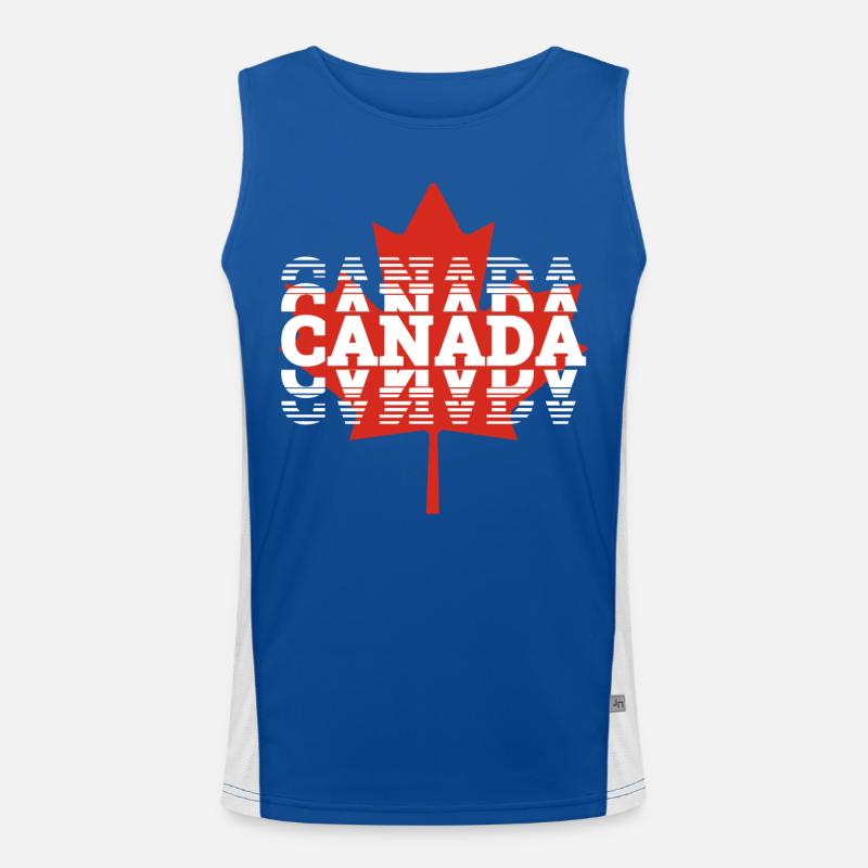 Kanada Funktionelles Kontrast-Tank Top für Männer 