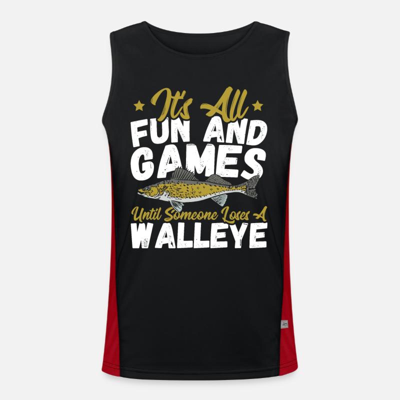 It’s All Fun and Games Until Someone Loses a Funktionelles Kontrast-Tank Top für Männer 