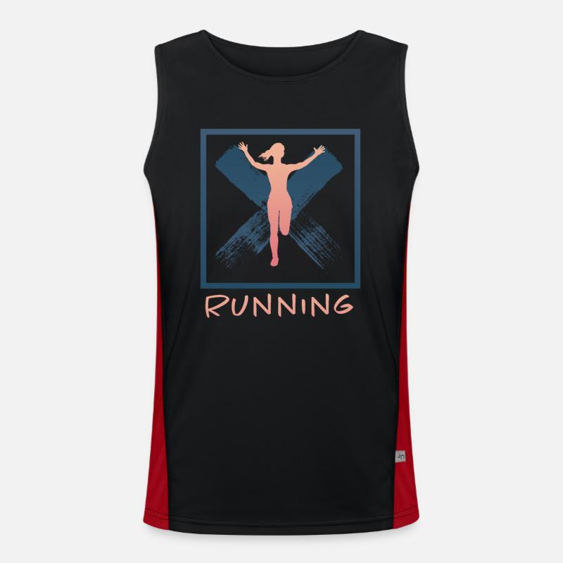 Grunge Marathon, Trail Running Débardeur respirant contrasté Homme 