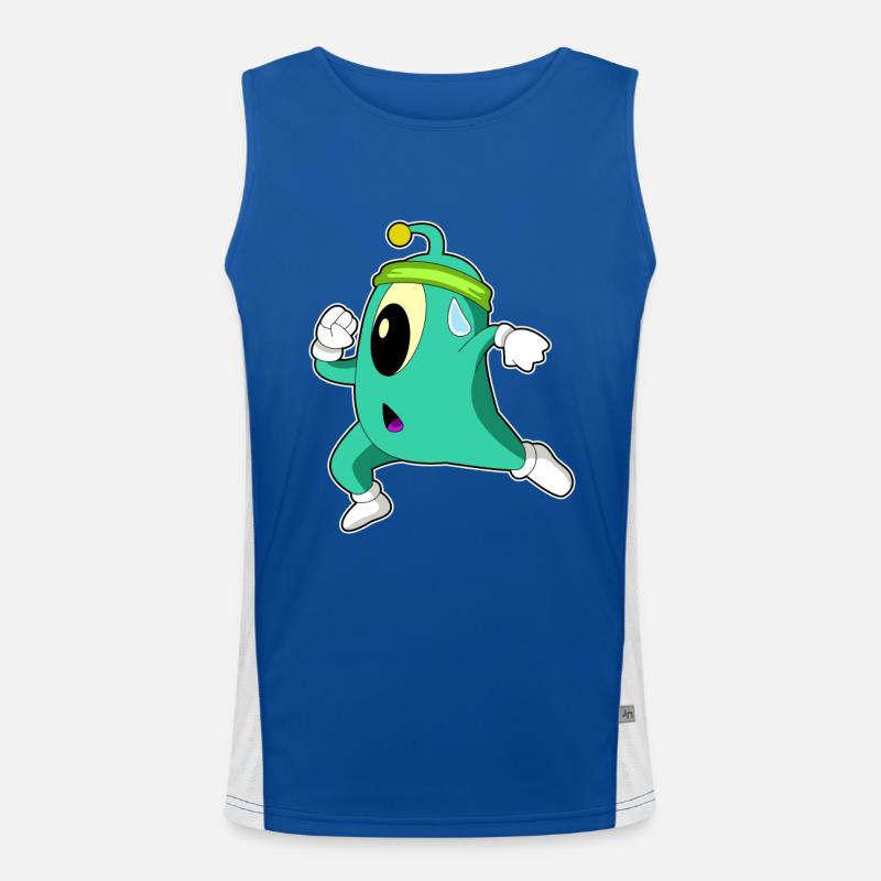 Alien Jogger Jogging Sport Men's Functional Contrast Tank Top 